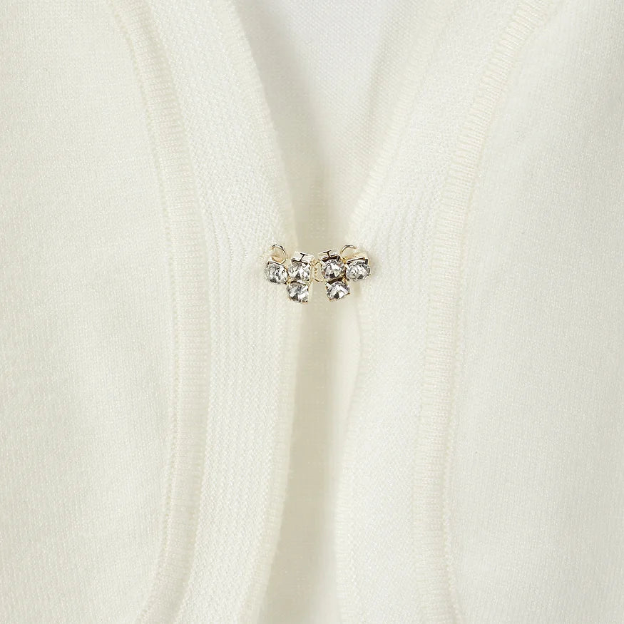 Ivory Balero with Diamante Clasp