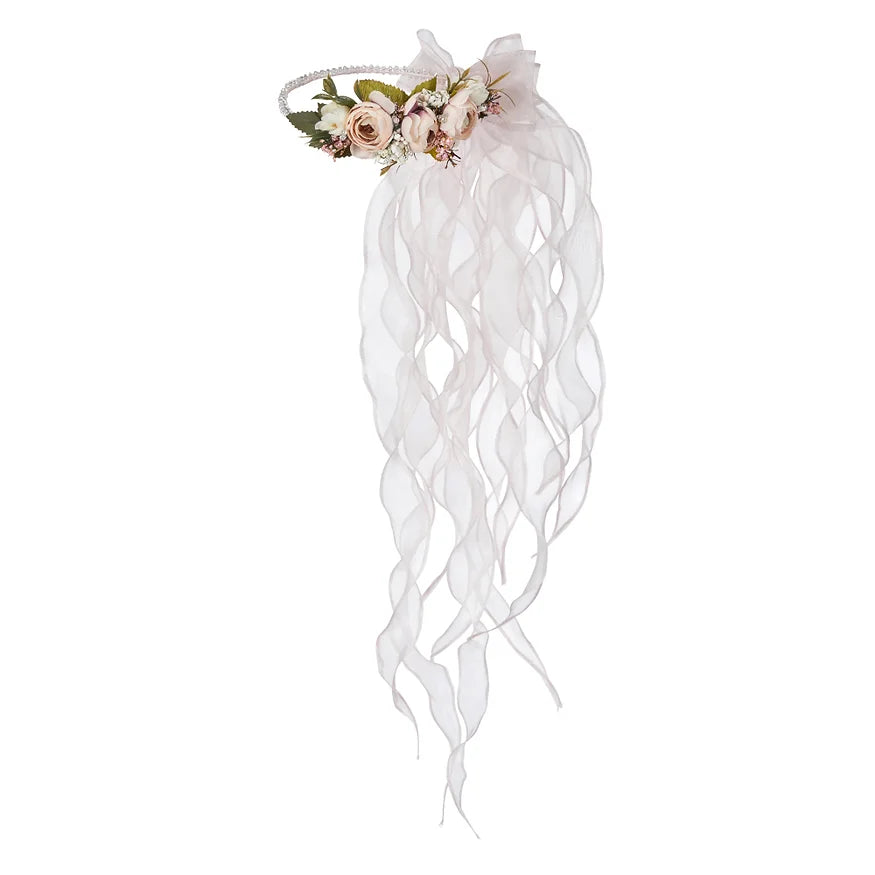 Organza Flower Crown
