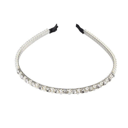 Pearl Diamante Headband